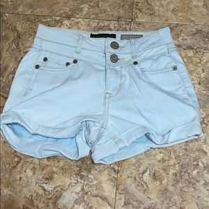 Blue jean shorts